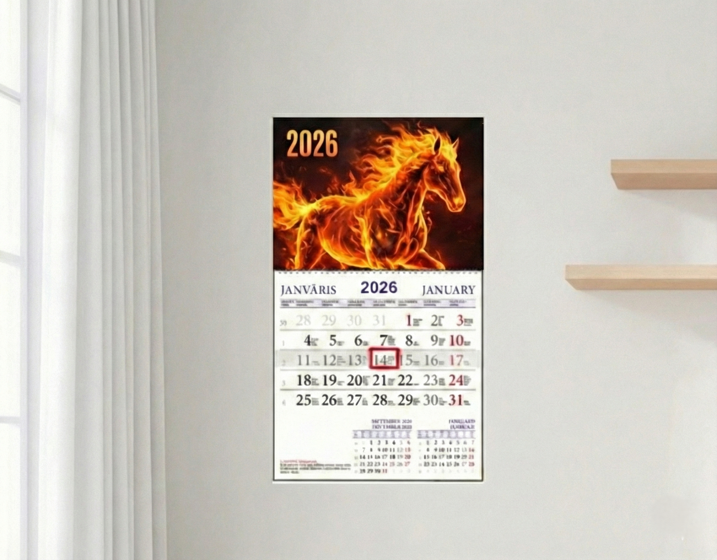 Wall calendar SOLO