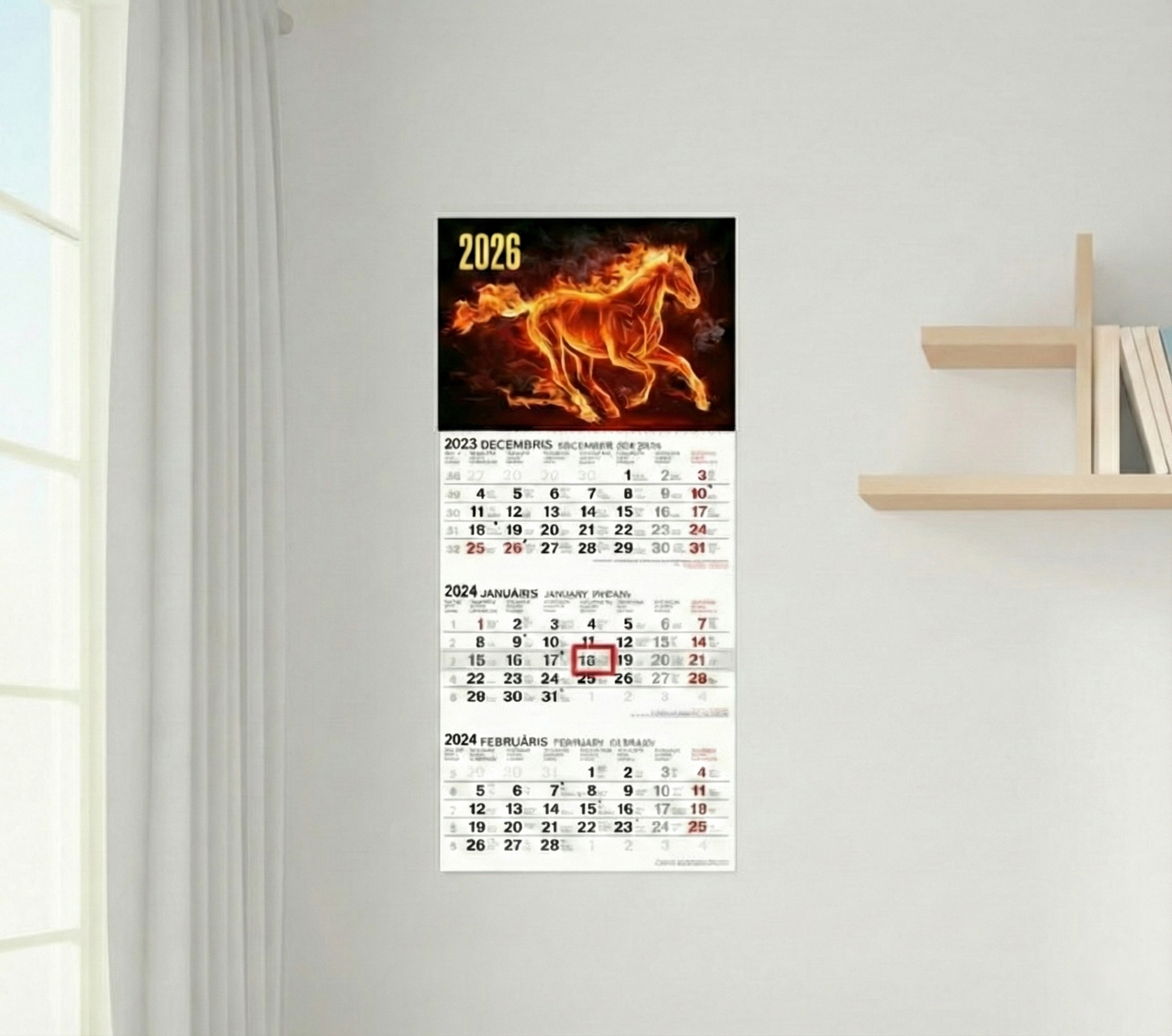 Sienas kalendārs TRIO