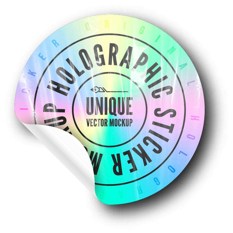 Holographic stickers