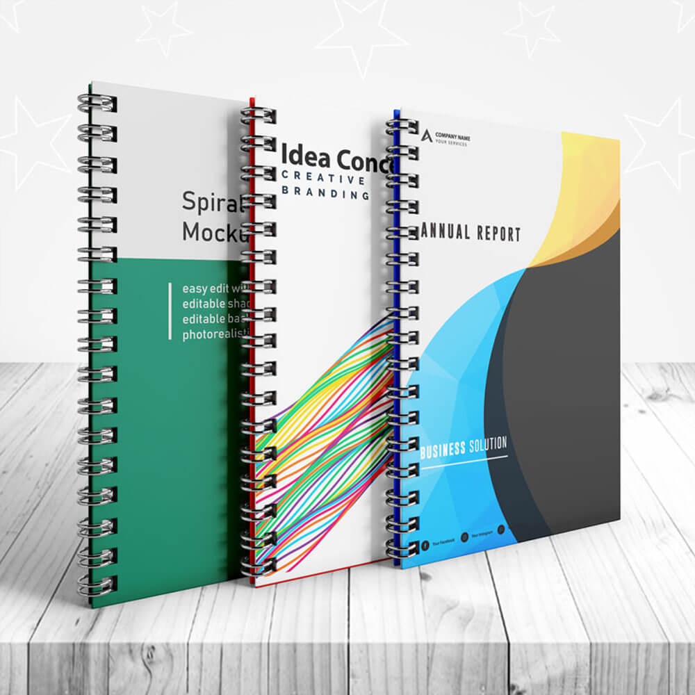 Brochures / Notepads (Spiral bound)