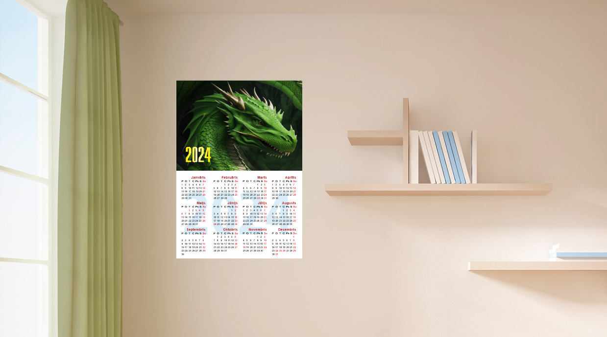Wall calendar Poster printsol Wall calendar Poster printsol